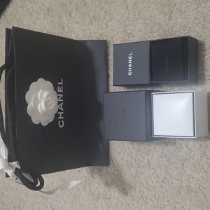 Original Chanel ring and earring cases